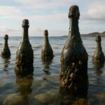 Des bouteilles de champagne émergent des eaux de Trédrez-Locquémeau après six ans d&rsquo;immersion