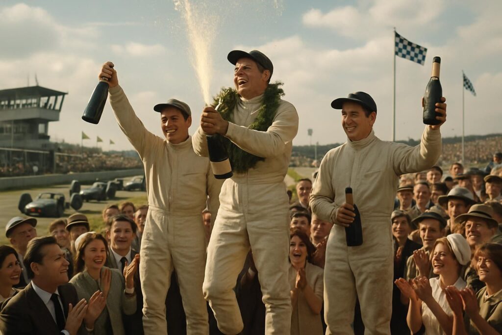 découvrez l'origine fascinante de la tradition des pilotes de formule 1 qui secouent leur bouteille de champagne sur le podium, symbole de victoire et de célébration.