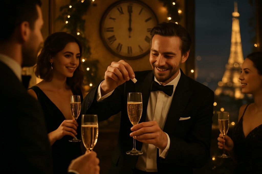 découvrez pourquoi les français ajoutent du sucre à leur champagne à minuit et plongez dans le secret fascinant de cette tradition festive qui célèbre la nouvelle année avec douceur et bonheur.