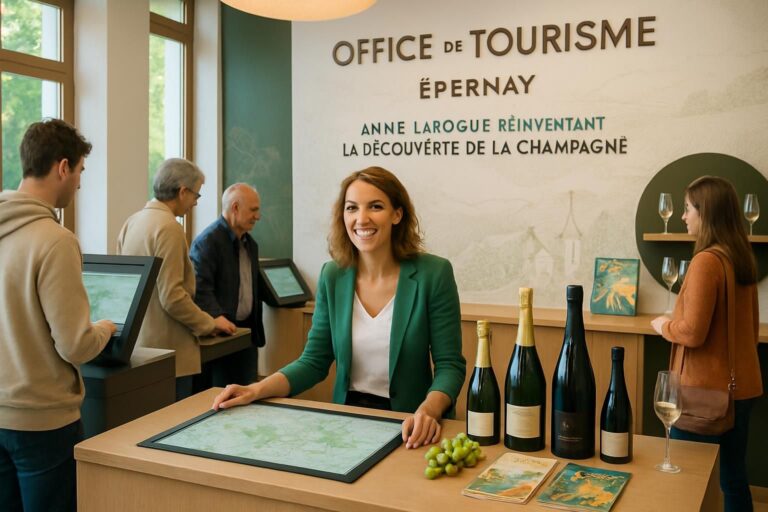 Anne Laroque réinvente la découverte de la Champagne à l’office de tourisme d’Épernay