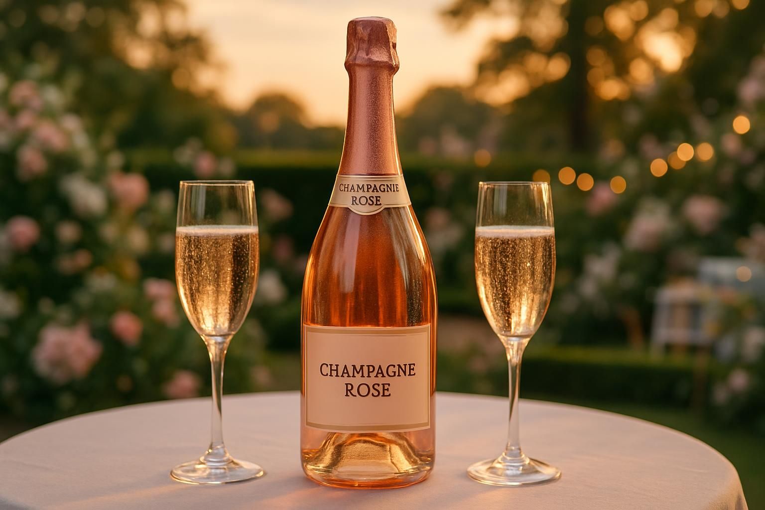 Notre coup de cœur : Champagne rosé d'exception
