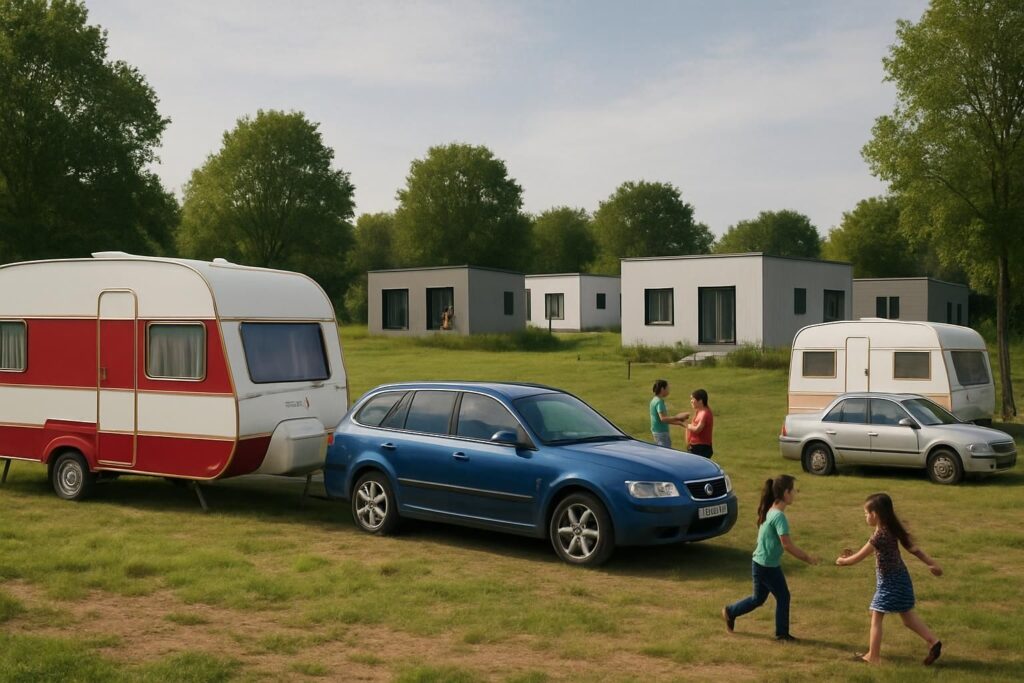 Travelling people in Pacé: the large transit area project in Champagne still under study, with four housing units planned