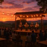 La formation Que Tengo en clôture de la dernière soirée de Musique en Omois ce vendredi aux Vallées-en-Champagne