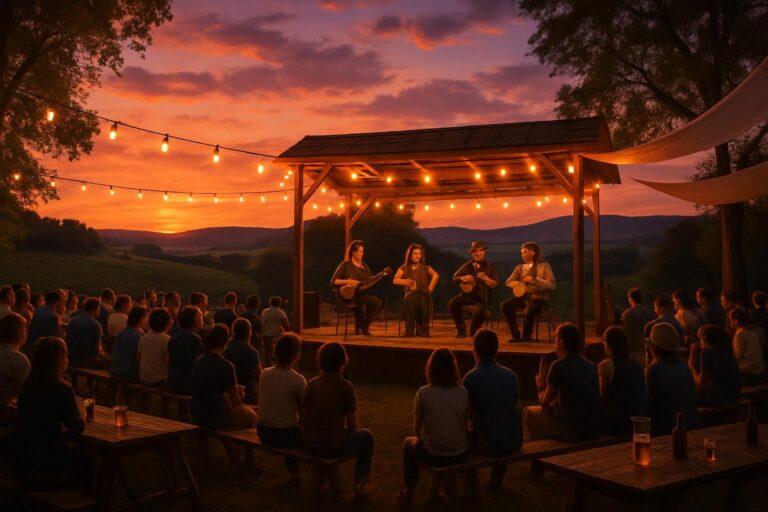 La formation Que Tengo en clôture de la dernière soirée de Musique en Omois ce vendredi aux Vallées-en-Champagne