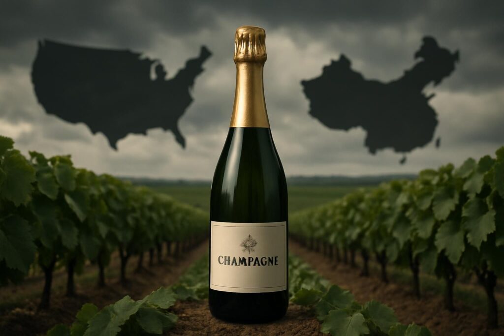 découvrez les enjeux liés à l'appellation 100% champagne, menacée par l'absence de protection dans deux grandes nations, et l'impact sur ce vin d'exception.