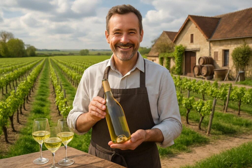 découvrez la première cuvée de vin blanc de maximilien vignier, vigneron passionné en champagne, alliant tradition et savoir-faire unique.
