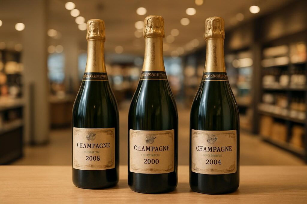 profitez des soldes du 8 juin chez e.leclerc avec un déstockage exceptionnel de trois champagnes millésimés à prix irrésistibles. ne manquez pas cette occasion unique d'acquérir des champagnes d'exception à petits prix.