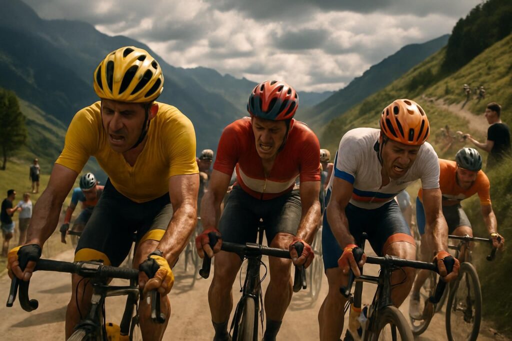 découvrez les challenges intenses du tour de france 2026 où le peloton fait face à un épuisement extrême avant d'affronter un double défi majeur. suivez cette course mythique au cœur de la lutte pour la survie.