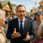 À la Foire de Châlons-en-Champagne, Bruno Retailleau s&rsquo;efforce de dissiper les incertitudes autour de sa candidature