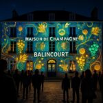 The Balincourt champagne house innovates with video mapping in Châlons-en-Champagne