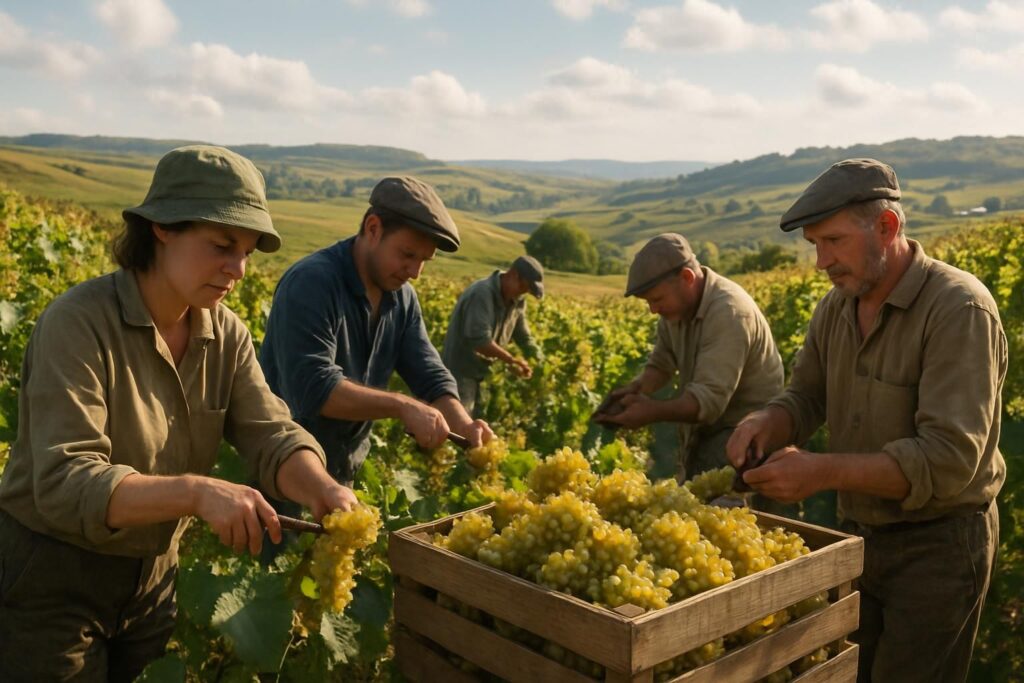 découvrez comment les viticulteurs de champagne affrontent le défi des vendanges exceptionnellement précoces cette année pour garantir une récolte de qualité.