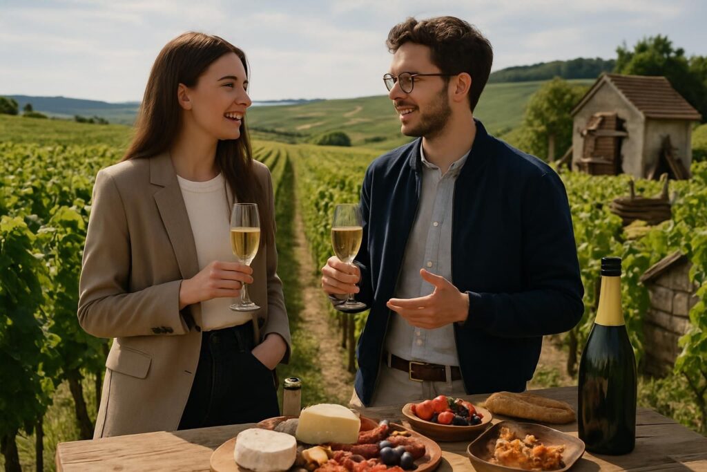 découvrez comment deux jeunes rémois révolutionnent l'œnotourisme en alliant champagne, vignobles et gastronomie pour une expérience inédite et gourmande au cœur de la région.