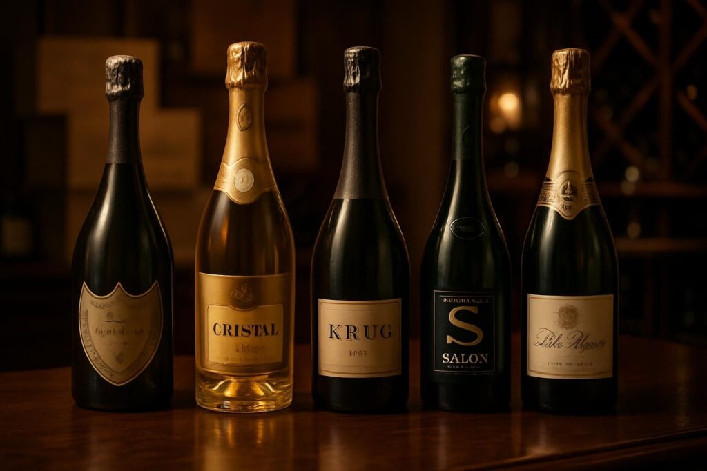 profitez de notre liquidation exceptionnelle de champagne avec 5 bouteilles rares à prix imbattables. offrez-vous des crus d'exception à des tarifs exclusifs, uniquement pour une durée limitée.
