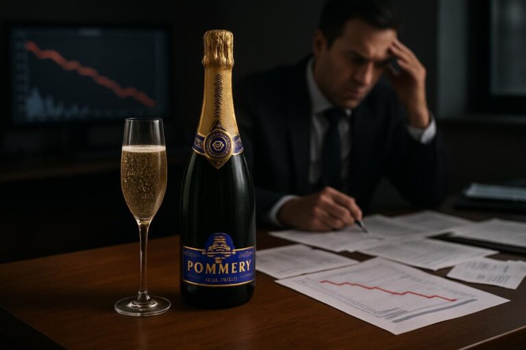 Maison Pommery accentue ses pertes au premier semestre, malgré une reprise encourageante des ventes de champagne